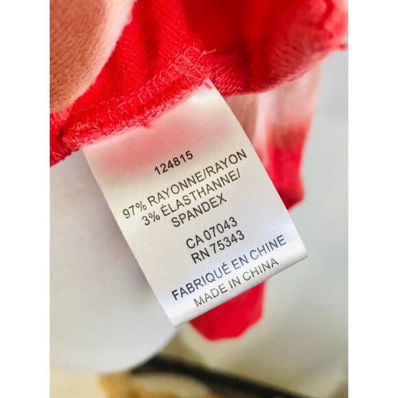 Rachel Zoe Sweatshirt Oversized Tie Dye Long Sleeve Relaxed Fit Stretch, L - Picture 10 of 11